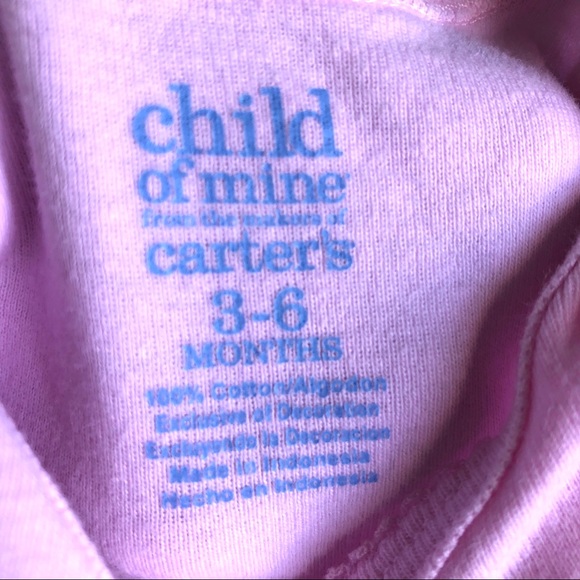 🛍Carter’s pink onesies Sz L and 3-6 Mos - Picture 6 of 8